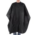 thumbnail image 1 of Pro Noir Salon Coupe de Cheveux Coiffeur Cape Robe Adulte Tissu Imperméable à l'Eau, 1 of 8