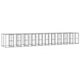 thumbnail image 1 of vidaXL Chenil Extérieur pour Chien en Acier avec Toit 26,62 M2, 1 of 4