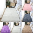 thumbnail image 3 of Birdeem Area Rug,Fluffy Runner Rugs for Bedroom Living Room Soft Shag Rug 31.5X78.74In, Cream Plush Carpet Non Slip for Nursery Dorm, Fuzzy Bedside Rug for Kids Boys Room Home Decor,White, 3 of 8