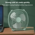 thumbnail image 4 of Yhmxh Fan-Desk Fan Portable Fan Box Fan Mini Fan Dormitory Desktop Portable Silent Small Fan USB Multifunctional Fan Small fan, 4 of 5