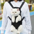 thumbnail image 3 of Boovnll Pet Carrier, Well-Ventilated Lightweight Portable Aircraft Compatible Pet Backpack Portable Mesh Breathable Backpack for Outdoor Use, Dog Carrier, Dog Carriers for Small Dogs, 3 of 3