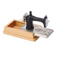 thumbnail image 1 of Dollhouse Sewing Machine, Lifelike Fine Workmanship Dollhouse Miniature Sewing Machine  For Decoration Wood Color, 1 of 8