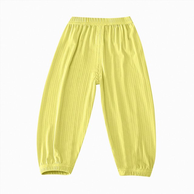 Kogui Boys Jogger Pants Toddler Baby Boy Fall Pants Active Jogger Casual Athletic Trousers Solid Color Pocket Elastic Waist Harem Bottoms 6 12 Months (Yellow,6-12 Months)