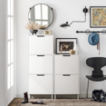 thumbnail image 2 of SoBuy FSR151-H-W 3 Flip-Drawers Shoe Cabinet Shoe Rack Shoe Storage Cupboard Organizer Unit, 2 of 8