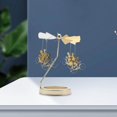 thumbnail image 3 of fastboy Spinning Tea Light Candle Holder Candle Lover Ornament Rotating Candlestick Women Men, 3 of 9