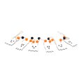 thumbnail image 4 of Way To Celebrate Wooden Ghost Garland, 4 of 5