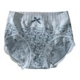 thumbnail image 2 of DPTALR Women's Sexy Lace Fragmented Flower Traceless Mid Waist Tight Underpants, 2 of 3