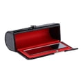 thumbnail image 3 of HILABEE Leather Lipstick Case Holder Storage Box With Mirror For Purse - Black, as, 3 of 7