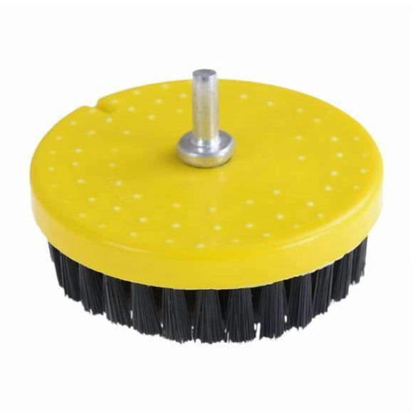 lingqin 5x11cm Carpet Scrubber Brush Head with Drill Adapter Lightweight Universal Fit 5 Pcs