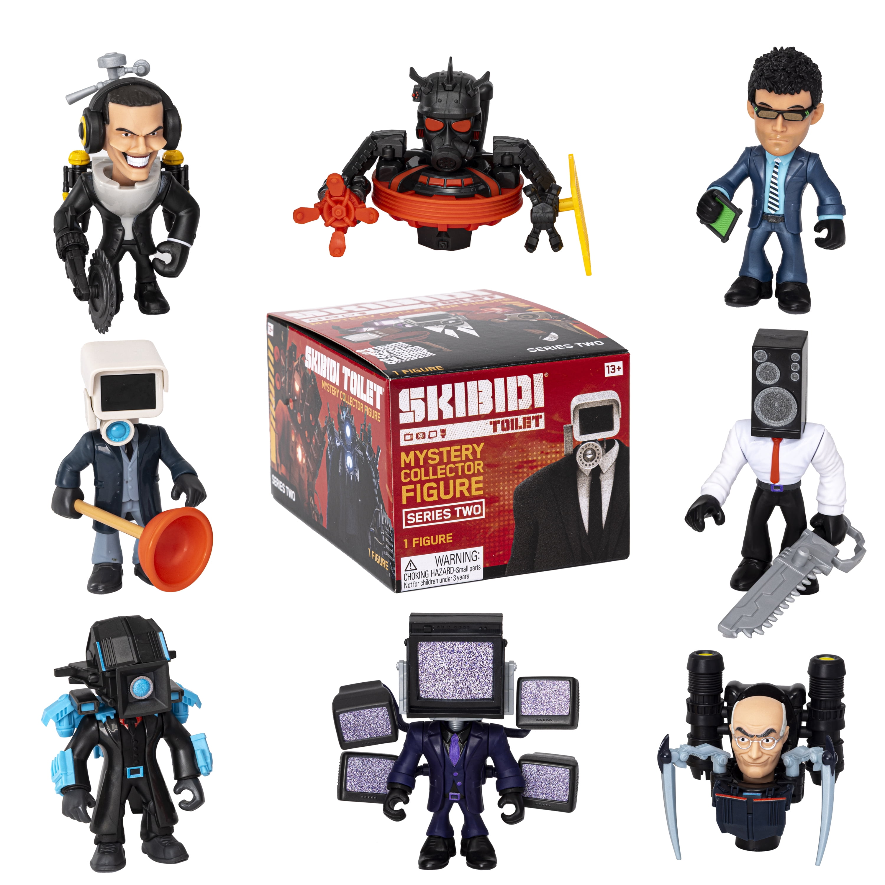 Série de collection de figurines mystères de Skibidi Toilet