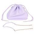 thumbnail image 2 of Camera PU Leather Drawstring Pouch Bag, Waterproof Portable PU Leather Camera Bag Case With Shoulder Strap, DSLR Camera Bag For Traveling, 2 of 8