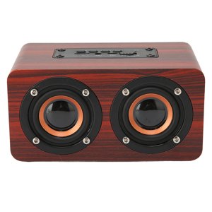 Haut-parleur Bluetooth portable,Retro haut-parleurs Bluetooth intégré sans fil Haut-Parleur sans fil Vintage Fonctionnalité polyvalente
