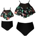 thumbnail image 1 of Girls Swimsuit High Waisted Two Pieces Bikini Set Swimwear Bathing Suits, 1 of 7