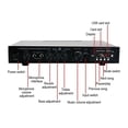 thumbnail image 3 of AV-369BT Bluetooth 5.1 Sound Speaker AMP 6 Channel HiFi Amplifiers Stereo Amplifier ,Easy to Operate, 3 of 5