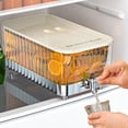 thumbnail image 2 of 5.3L Refrigerator Water Dispenser Jug with Faucet & Filter, Large Fruit Infuser Pitcher for Iced Beverages, 2 of 9