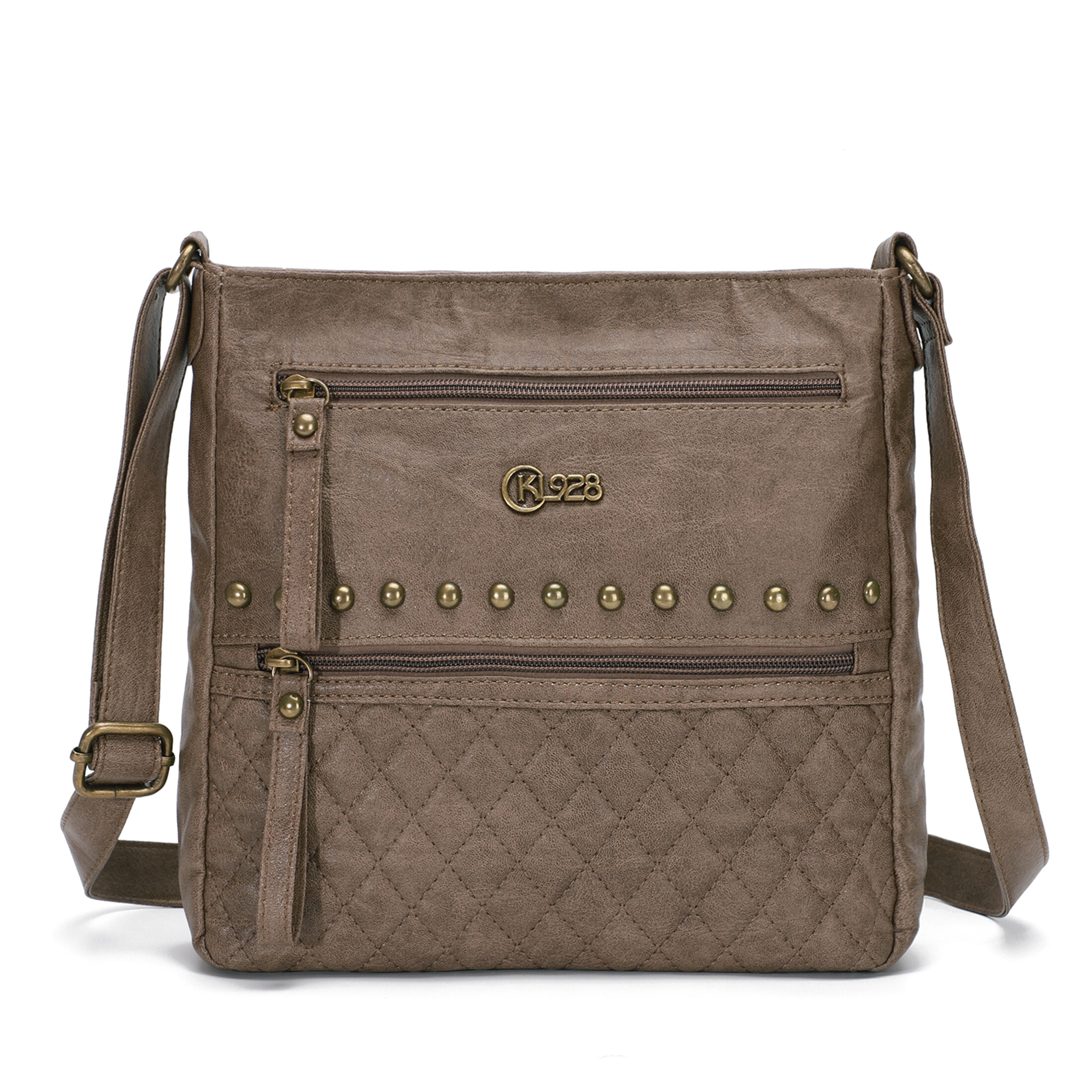 KL928 Crossbody Bags for Women Shoulder Bag Multi Pocket Soft PU Washed Leather Purse