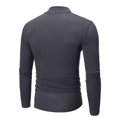 thumbnail image 3 of Pompotops New Autumn And Winter High-neck Color Slim Men's Bottoming Shirt, 3 of 6