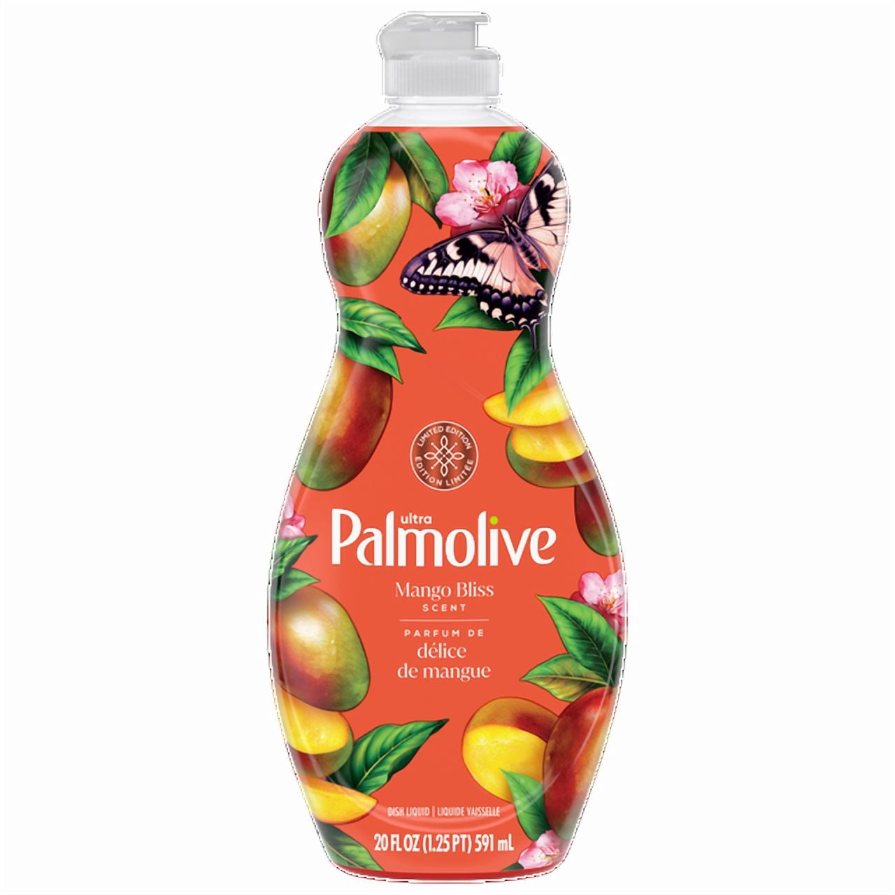 Palmolive Ultra Strength Liquid Dish Soap, Mango Bliss, 591 mL