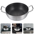 thumbnail image 4 of Stainless Steel Pan Nonstick Frying Pan Coating Honeycomb Food Pot Skillet for Cooking, 4 of 8