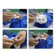 thumbnail image 3 of Cat Grooming Restraint Bag, 600 Cloth Fixed Bag for Cats Dogs Claw Care Cleaning L, 3 of 8