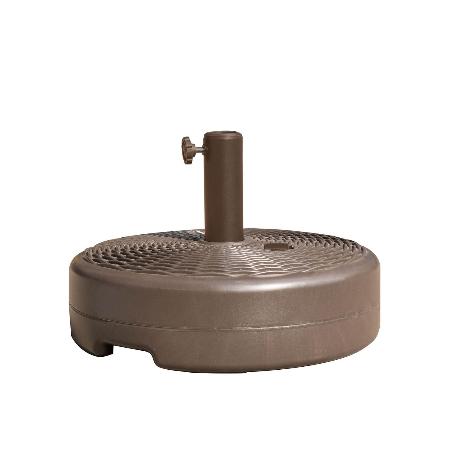 Base à remplir pour parasol de 7.5 pieds pour poteau de 1.5 à 1.9 pouces de diamètre avec tige de support en acier
