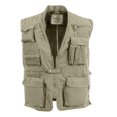 thumbnail image 1 of Rothco Deluxe Safari Outback Vest - Khaki, Small, 1 of 2