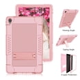 thumbnail image 3 of Mignova for Lenovo Tab P11 Case,Heavy-Duty Drop-Proof Shock-Resistant Rugged Protective case(with Stand) for Lenovo Tab P11/P11 Plus 11 inch Tablet+Screen Protector(Rose Gold+2 Pack), 3 of 6