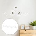 thumbnail image 4 of Wall Mount Toilet Paper Holder Storage Rack Tissue Mount Tissue Rack for Kitchen Bathroom White, 4 of 8