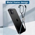 thumbnail image 1 of Promotion Boîtier en Aluminium pour 12 Mini / Pro / Pro Max Support en Aluminium Cadre en X Compatible avec 12 Pro Max (Bleu), 1 of 6