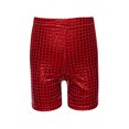 thumbnail image 1 of Youth Stylish Clothes Loose Ripped Sweatpants Block Three Point Shorts Sequin Children Adult Dance Pants Practice Shorts Attend Shows And Events, 1 of 4