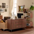 thumbnail image 2 of HOMCOM Kitchen Sideboard with 2 Cabinets 3 Drawers Buffet Table, 2 of 10