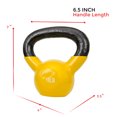 thumbnail image 4 of Sunny Health & Fitness Vinyl Coated Kettle Bell, 4 of 9