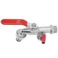 thumbnail image 2 of Séparateur de Robinet, 1 Po 2 Sorties Séparateur de Tuyau en Cuivre Fabriqué avec Soin, 2 of 12