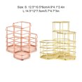 thumbnail image 4 of Redempat Metal Makeup Brushes Storage Container Stylish And Easy Access Durable Stationery Storage Container rose gold L(14.5*12*7.5cm) 1Set, 4 of 6