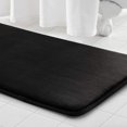 thumbnail image 2 of Memory Foam Bath Mat, Super Soft Absorbent Bathroom Rugs Non Slip Bath Rug Runner For Shower Bathroom Floors, 17" X 24", Grey, 2 of 6