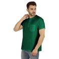 thumbnail image 4 of Inkmeso Solid Henley T-Shirt For Mens Cotton Short Sleeve Tee Shirts Pocket Shirt, 4 of 7