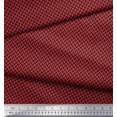 thumbnail image 3 of Soimoi Satin Silk Fabric Herringbone Small Decor Fabric Printed Yard 42 Inch Wide, 3 of 3