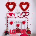 thumbnail image 4 of CUITING Guirlande Lumineuse LED Cœur Saint-Valentin/mariage Romance Porte pour Automne Extérieur, 4 of 4
