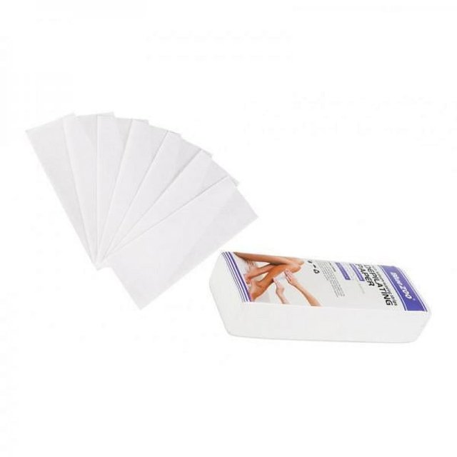 lionlar 2-4pack 100Pcs Jetable Non Tissé Papier Épilation Bande Épilatoire Bleu 4 Pcs