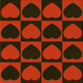 thumbnail image 1 of Ahgly Company Tapis d'Intérieur Lavable en Machine Carré Transitionnel Rouge Brun, 8 Pieds Carré, 1 of 7