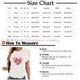 thumbnail image 3 of Cadeau de Saint-Valentin pour Femmes Mode Imprimé Col Rond Manches Courtes T-shirt Blouse Hauts Amples, 3 of 6