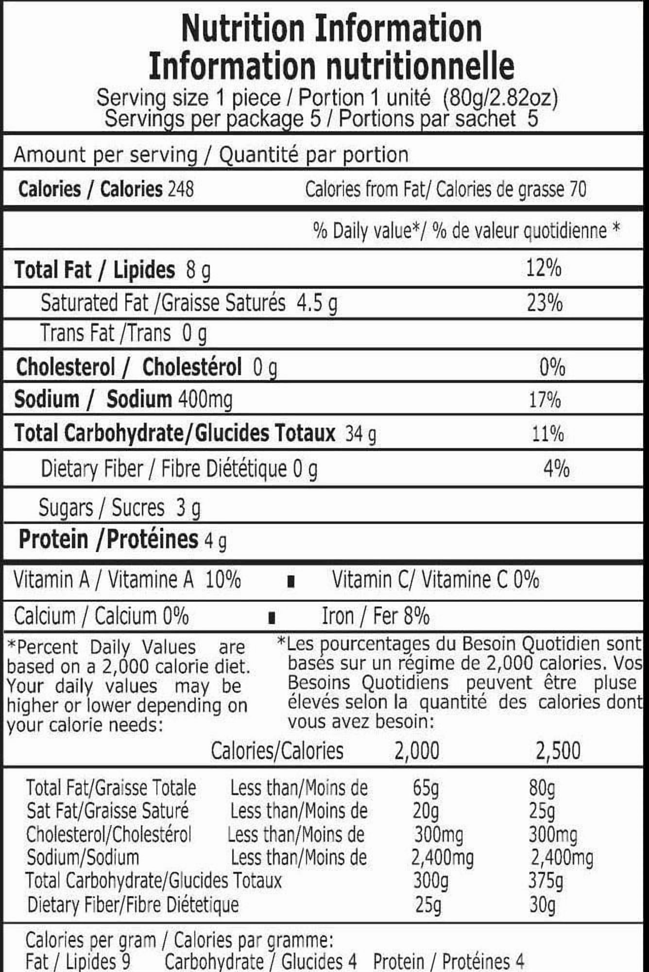 Curry Leaf Original Ready to Cook Paratha, 400 g