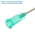 thumbnail image 4 of 18Ga Dispensing Needles, 102PCS 1/2 Inch Industrial Blunt Tip Dispensing Needle Syringes with Luer Lock Needle for Refilling Liquid Inks Adhesive Glue Oil,Green, 4 of 7