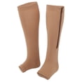 thumbnail image 2 of Chaussettes de Compression à Bout Ouvert à Fermeture Éclair Antidérapante Manches de Protection des Pieds (L / XL ), 2 of 14