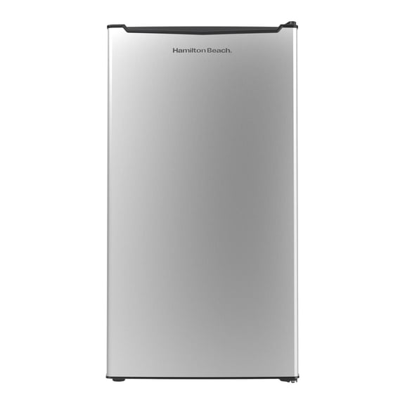 Hamilton Beach Mini Réfrigérateur 3,3 pi³ avec compartiment congélateur, réfrigérateur compact à porte simple, Energy Star, porte réversible, acier inoxydable