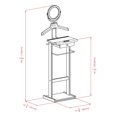 thumbnail image 3 of Winsome Alfred Stand valet en finition espresso, 92155, 3 of 5