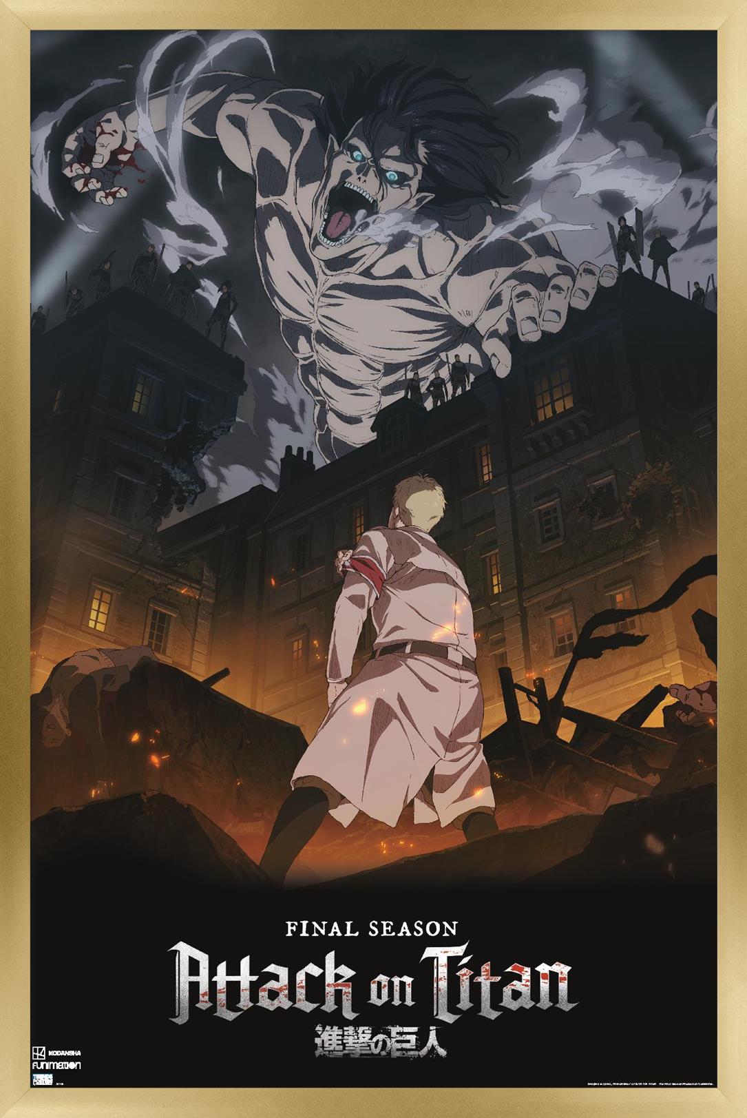 Attack on Titan: Season 4 - Key Visual 1 Wall Poster, 22.375" x 34"
