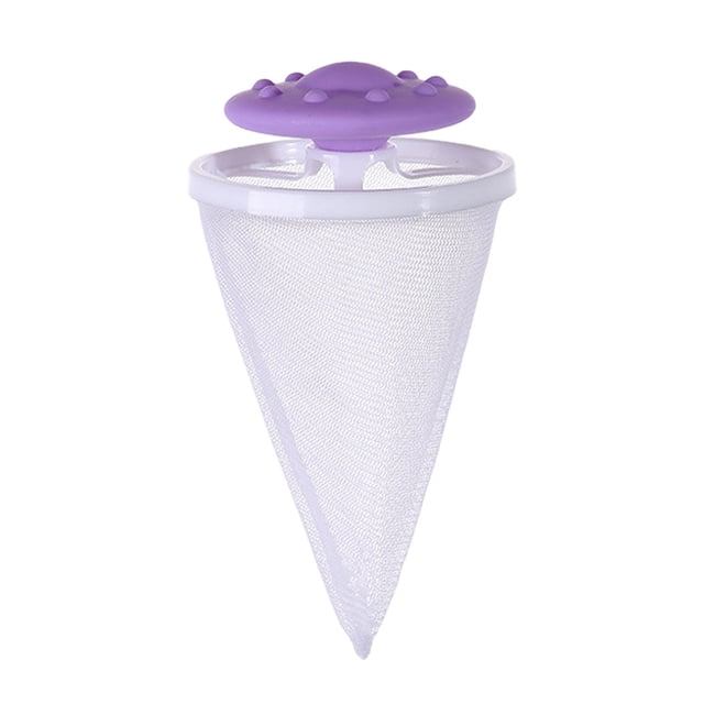 Floating Hair Filtering Mesh for Washing Machine - Lint Catcher and Removal Bag for Laundry Washer Hose Hair Filter Cleaning Mesh Bag for
