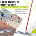 thumbnail image 4 of TROPOW Bull Float Kit,Concrete Float 48" Al-Mg Alloy Concrete Trowel Tool with Adjustable Bull Concrete Kit,Bull Float with 4 Float Handle Bull Float Bracket Concrete Tools Finishing Bull Float,Red, 4 of 7