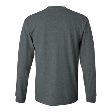 Gildan Mens Ultra Cotton 100% Cotton Long Sleeve T-Shirt